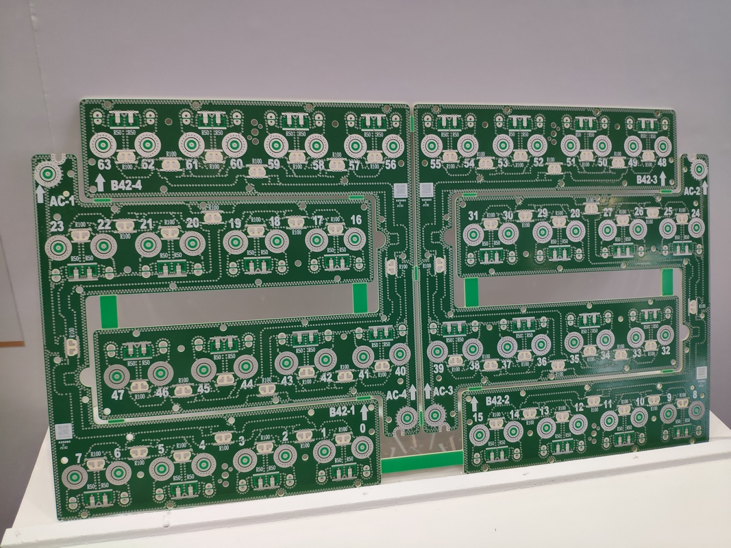 通訊基站PCB（4款）5G基站天線耦合器四層板，尺寸400.88mm*218.89mm，板厚1.82mm，應用于5G基站天線，相位角度要求≤7.0°，幅度一致性要求≤0.7db，PIM3要求5W,0-6GHz:≤-115dbm。