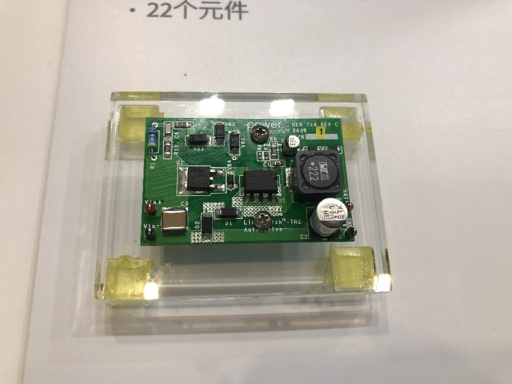 PI LinkSwitch-TN2Q——2.7W非隔離StackFET降壓式電源（DER-719Q），主要參數(shù)：60VDC至950VDC輸入；18V/150mA輸出；效率＞65%；105℃環(huán)境溫度；1100VDC輸入瞬態(tài)耐壓；22個元件